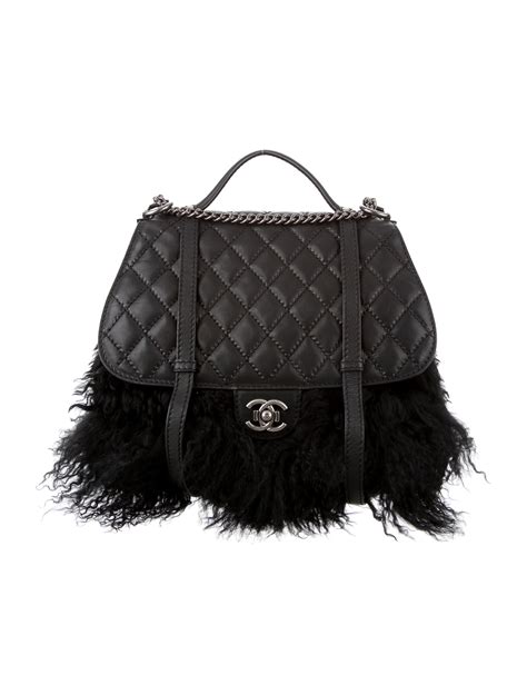 fur Chanel bag